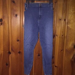 Medium washed High waisted denim jeans